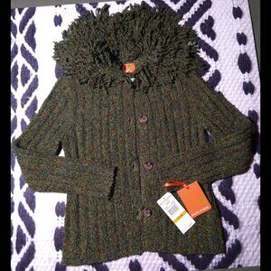 Hearts of Palm Button Up Sweater NWT
